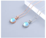 Crown Moonstone Necklace Female S925 Sterling – Jewelry Gift Ideas — 10