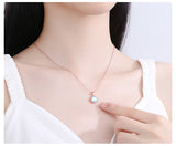Crown Moonstone Necklace Female S925 Sterling – Jewelry Gift Ideas — 7