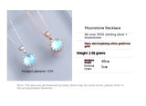 Crown Moonstone Necklace Female S925 Sterling – Jewelry Gift Ideas — 5