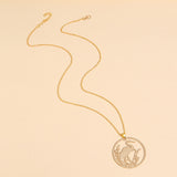 Stylish Round Red-crowned Crane Necklace – Jewelry Gift Ideas — 6