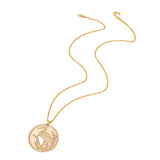 Stylish Round Red-crowned Crane Necklace – Jewelry Gift Ideas — 2