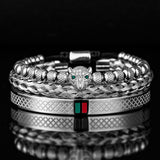 Micro Inlaid Leopard Head Bracelet Set – Jewelry Gift Ideas — 10