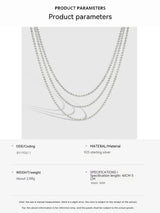 925 Sterling Silver Necklace For Women Choker – Jewelry Gift Ideas — 6