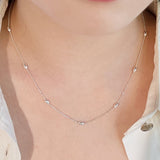 925 Sterling Silver Necklace For Women Choker – Jewelry Gift Ideas — 11