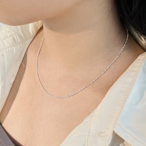 925 Sterling Silver Necklace For Women Choker – Jewelry Gift Ideas — 2