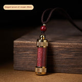 Cinnabar Pendant Women's Natural Cinnabar Stone – Jewelry Gift Ideas — 4