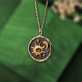 Bohemian Retro Pendant Necklace Sun And Moon – Jewelry Gift Ideas — 12