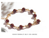 Bardo Wine Red Garnet Bracelet For Women – Jewelry Gift Ideas — 8