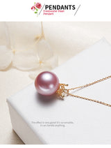 Crown Silver 925 Silver Pendant Pearl Necklace – Jewelry Gift Ideas — 10