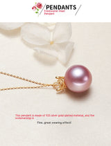 Crown Silver 925 Silver Pendant Pearl Necklace – Jewelry Gift Ideas — 6