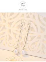 Pearl Shell Pearl Stud Earrings Silver Plated – Jewelry Gift Ideas — 9