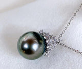 Black Pearl Pendant S925 Silver Ice Queen Perfect – Jewelry Gift Ideas — 7