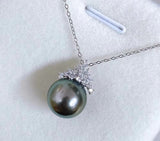 Black Pearl Pendant S925 Silver Ice Queen Perfect – Jewelry Gift Ideas — 12