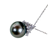 Black Pearl Pendant S925 Silver Ice Queen Perfect – Jewelry Gift Ideas — 4