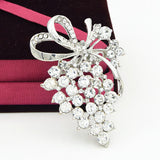 Women's Diamond Grape Brooch – Jewelry Gift Ideas — 2