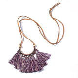 Fringe long necklace fashion – Stylish Gifts — 9