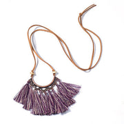 Fringe long necklace fashion – Stylish Gifts — 9