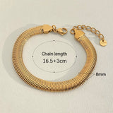 Stainless Steel Bracelet Electroplating Simple Style – Stylish Gifts — 11
