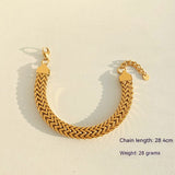 Stainless Steel Bracelet Electroplating Simple Style – Stylish Gifts — 4