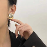 French Retro Personalized Metal Irregular Ear Studs – Stylish Gifts — 8