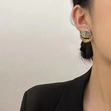French Retro Personalized Metal Irregular Ear Studs – Stylish Gifts — 2