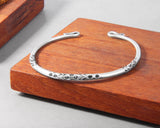Retro Ethnic Style Handmade Silver Bracelet – Stylish Gifts — 5