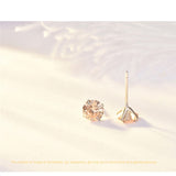 Silver S925 Sterling Silver Classic Four-claw Stud – Birthday Gifts — 12