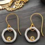 Irregular Circles Eardrops Rhinestone Sweet – Unique Gift Ideas — 11