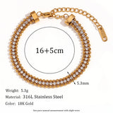 Three-layer Woven Twisted Chain Ball Bracelet – Jewelry Gift Ideas — 4