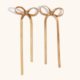 Women's Fashion Blade Chain Bow Earrings – Stylish Gifts — 4