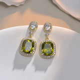 Women's Fashion Elegant Retro Olive Zirconium Earrings – Stylish Gifts — 5