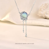 S925 Sterling Silver Zirconium Moon Star – Jewelry Gift Ideas — 6