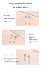 S925 Sterling Silver Long Elegant Bright Moon Star – Stylish Gifts — 4