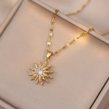 Fashion Women's Elegant Titanium Steel Necklace – Jewelry Gift Ideas — 4