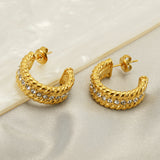 Women's Fashionable Stainless Steel Earrings – Gifts for Her — 2