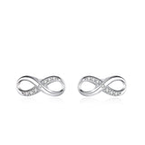 S925 Sterling Silver 8-word Diamond Stud Earrings – Holiday Gift Ideas — 2