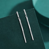 S925 Sterling Silver Temperamental Elegant Long – Holiday Gift Ideas — 8