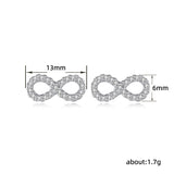 Classic Tiny Bow Earrings White Gold Color – Birthday Gifts — 6