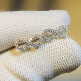 Classic Tiny Bow Earrings White Gold Color – Birthday Gifts — 10