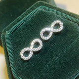 Classic Tiny Bow Earrings White Gold Color – Birthday Gifts — 4
