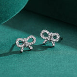 S925 Entry Lux Elegant Micro Zircon-encrusted Stud – Surprise Gifts — 2