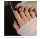 Women's Fashion S925 Sterling Silver Moonstone Ring – Stylish Gifts — 5