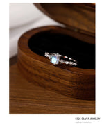 Women's Fashion S925 Sterling Silver Moonstone Ring – Stylish Gifts — 6
