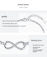 S925 Sterling Silver Fashion Infinite Symbol – Stylish Gifts — 7