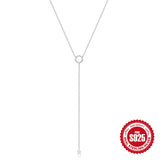 S925 Sterling Silver Ring Necklace INS – Jewelry Gift Ideas — 7
