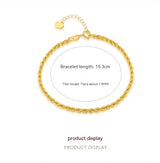 Gold Hemp Rope Bracelet Hollow – Jewelry Gift Ideas — 5