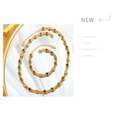 Small Fish Eye Design Colorful Zircon Stitching – Jewelry Gift Ideas — 3