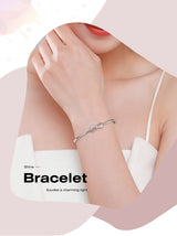S925 Sterling Silver Bow Bracelet Female – Jewelry Gift Ideas — 7