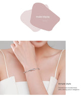 S925 Sterling Silver Bow Bracelet Female – Jewelry Gift Ideas — 11