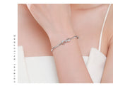 S925 Sterling Silver Bow Bracelet Female – Jewelry Gift Ideas — 8